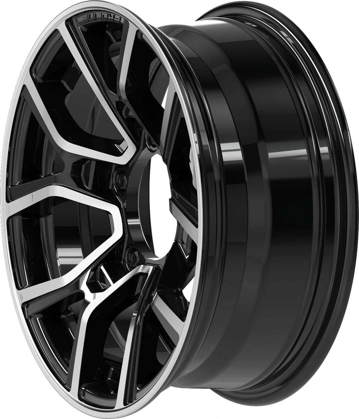 Proline PXJ black polished 6x15 ET5 - LK5/139.7 ML108.1