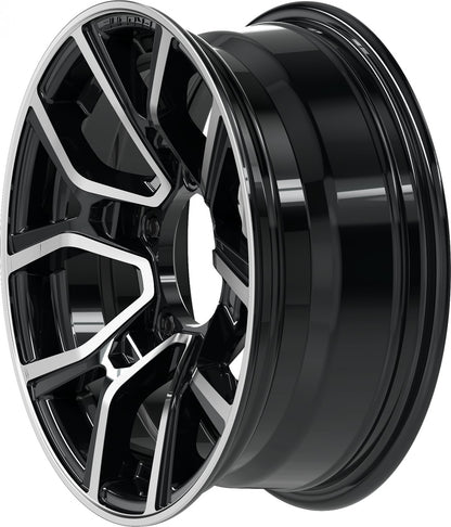 Proline PXJ black polished 6x15 ET5 - LK5/139.7 ML108.1
