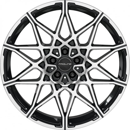 Proline PCM black polished Alufelge 9.5x21 Zoll ET20 LK 5x112 ML66.5 – Bild 2