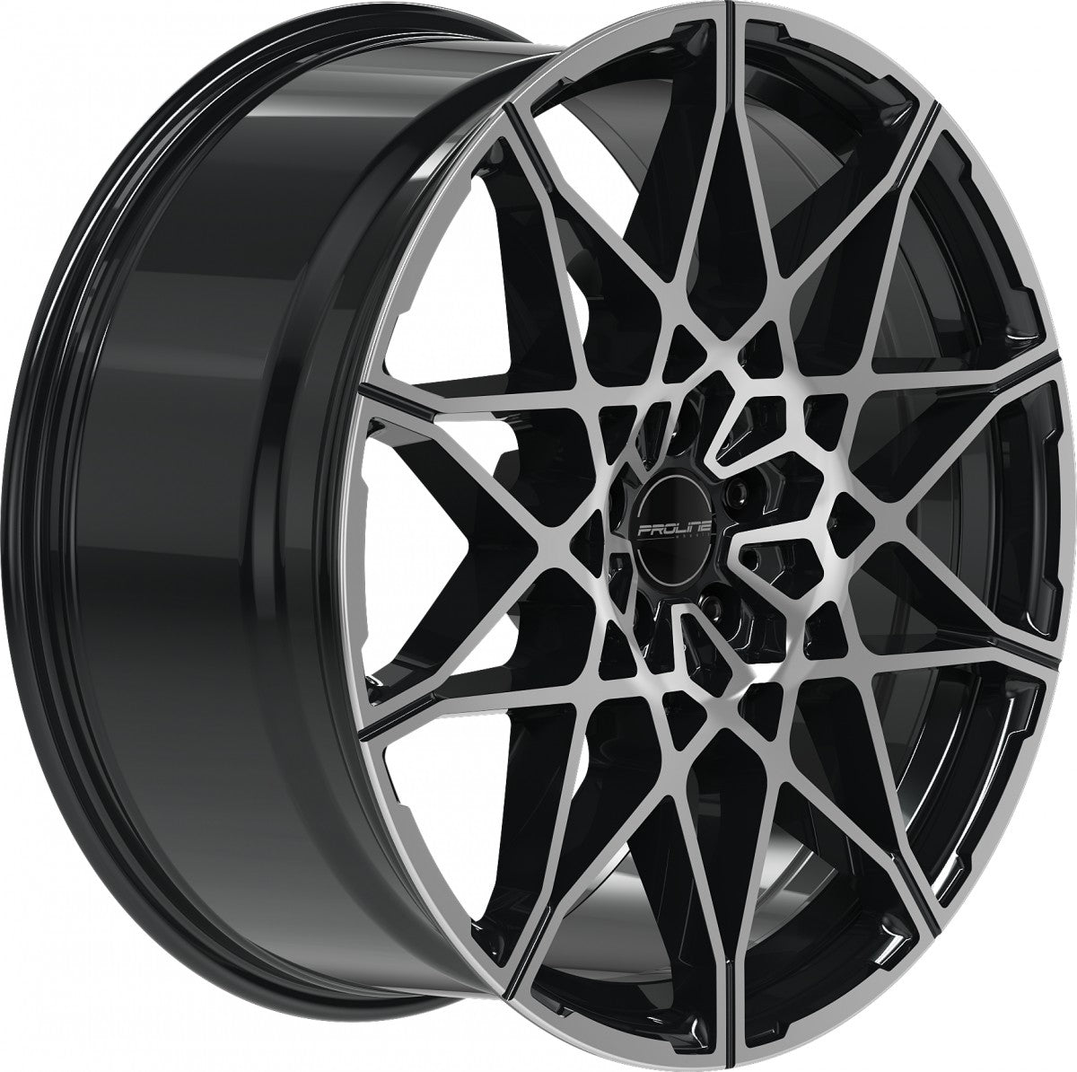 Proline PCM black polished Alufelge 9.5x21 Zoll ET20 LK 5x112 ML66.5 – Bild 4
