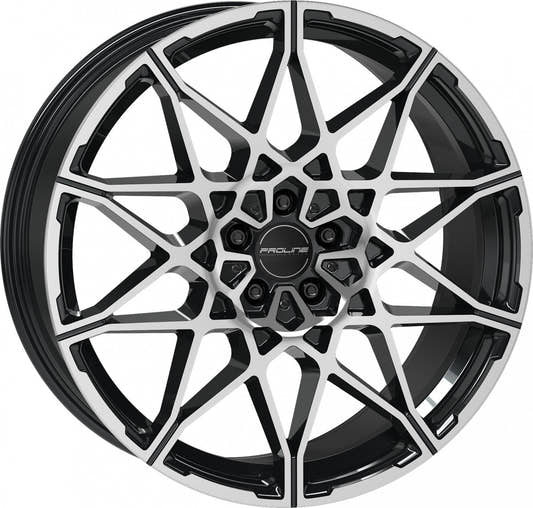 Proline PCM black polished Alufelge 9.5x21 Zoll ET36 LK 5x112 ML66.5