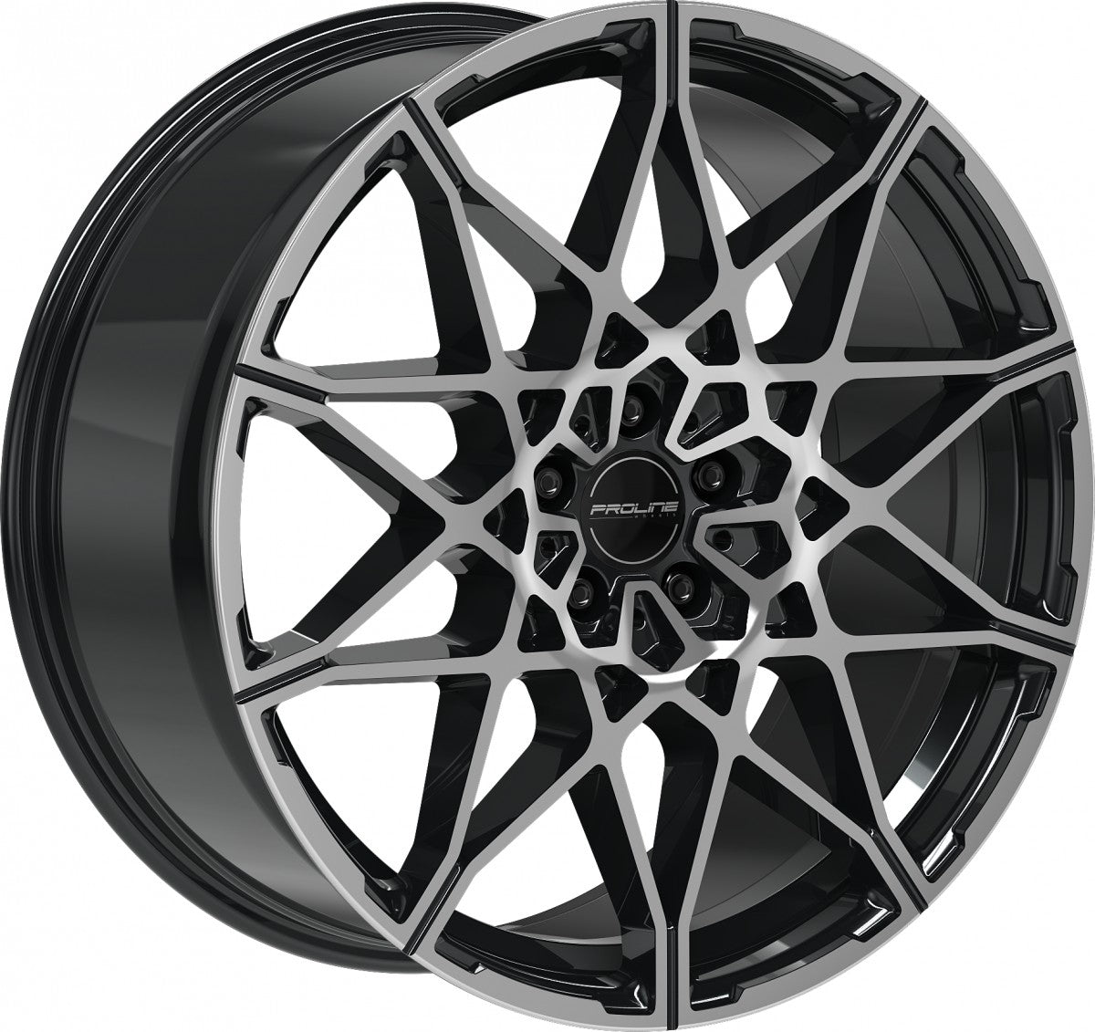 Proline PCM black polished Alufelge 9.5x21 Zoll ET36 LK 5x112 ML66.5 – Bild 3