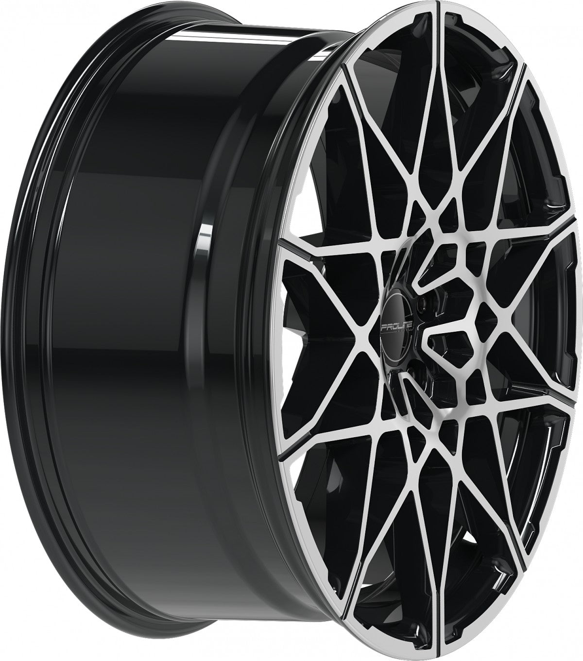 Proline PCM black polished 9.5x21 ET36 - LK5/112 ML66.5