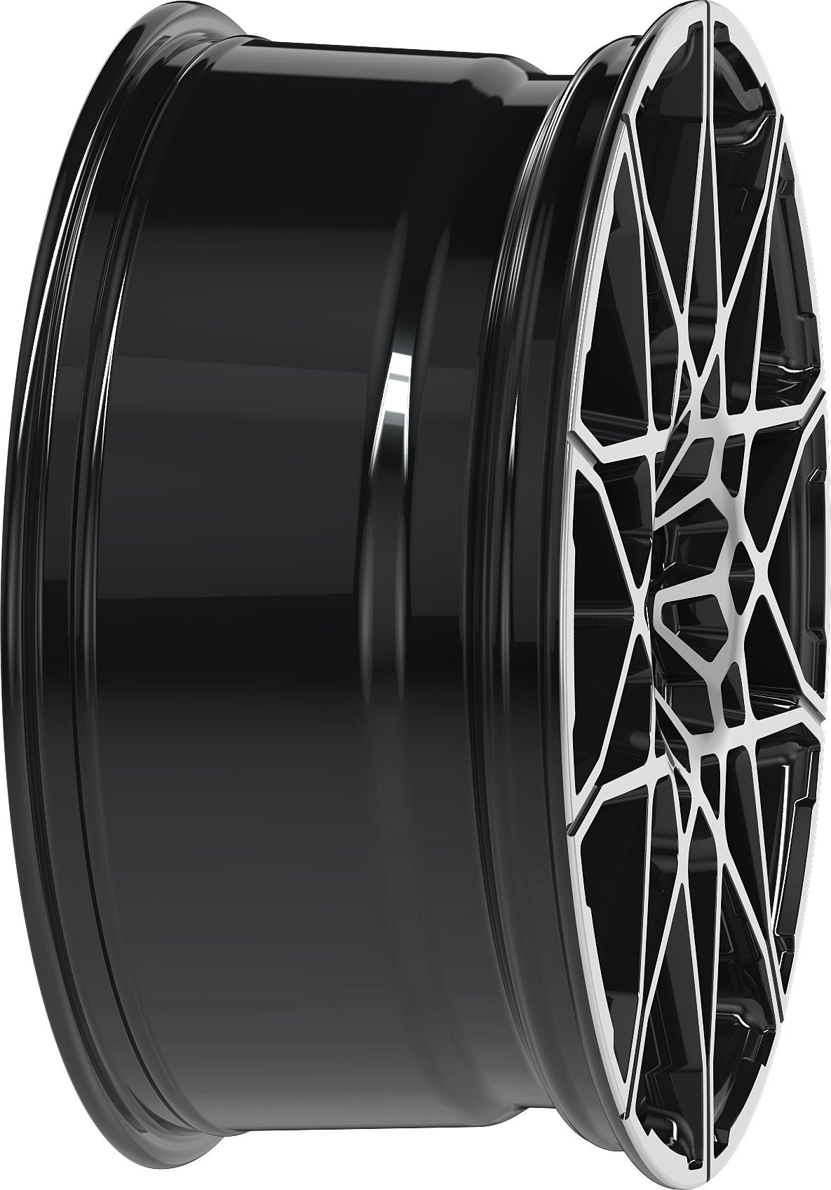 Proline PCM black polished 11x21 ET40 - LK5/112 ML66.5