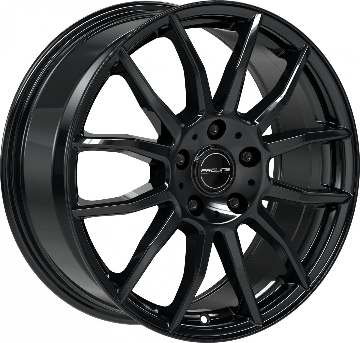 Proline AX100 black glossy 8x20 ET45 - LK5/114.3 ML74.1