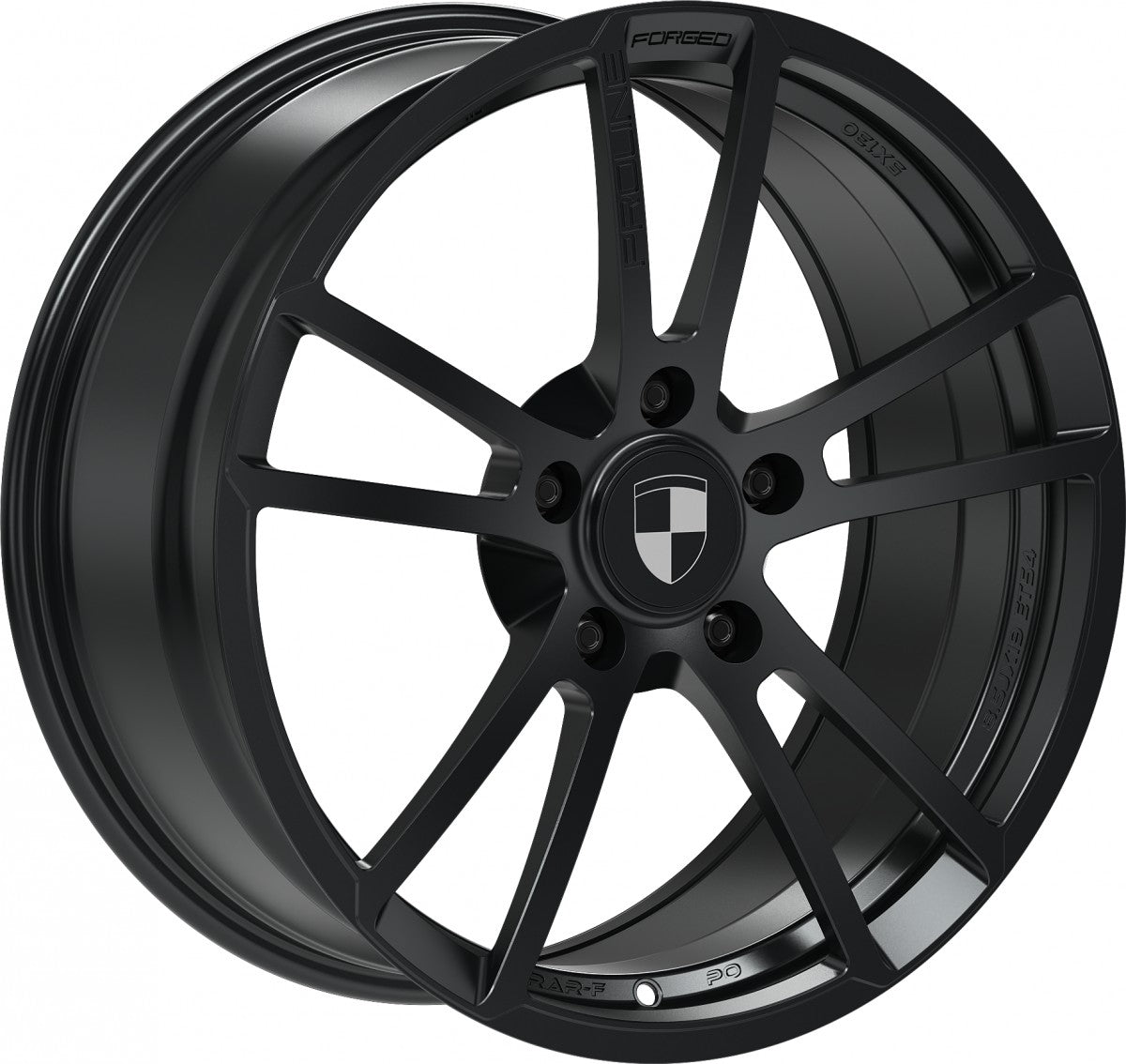 Proline RAR3 forged black matt 8.5x19 ET54 - LK5/130 ML71.6
