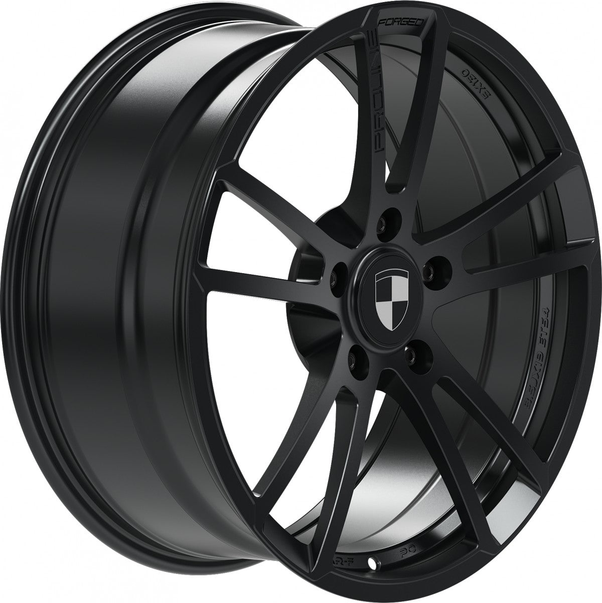 Proline RAR3 forged black matt 8.5x19 ET54 - LK5/130 ML71.6