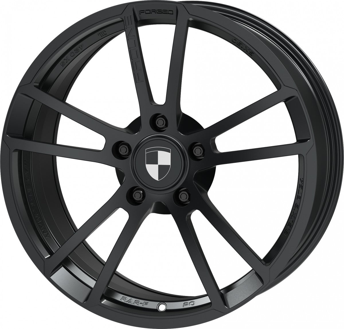 Proline RAR3 forged black matt Alufelge 8.5x19 Zoll ET54 LK 5x130 ML71.6 – Bild 7