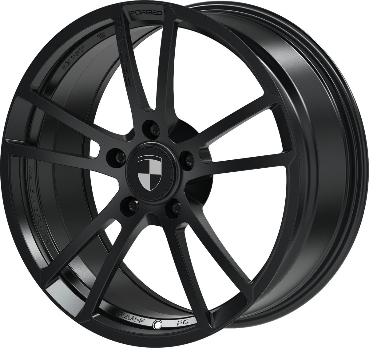 Proline RAR3 forged black matt 10x19 ET42 - LK5/130 ML71.6