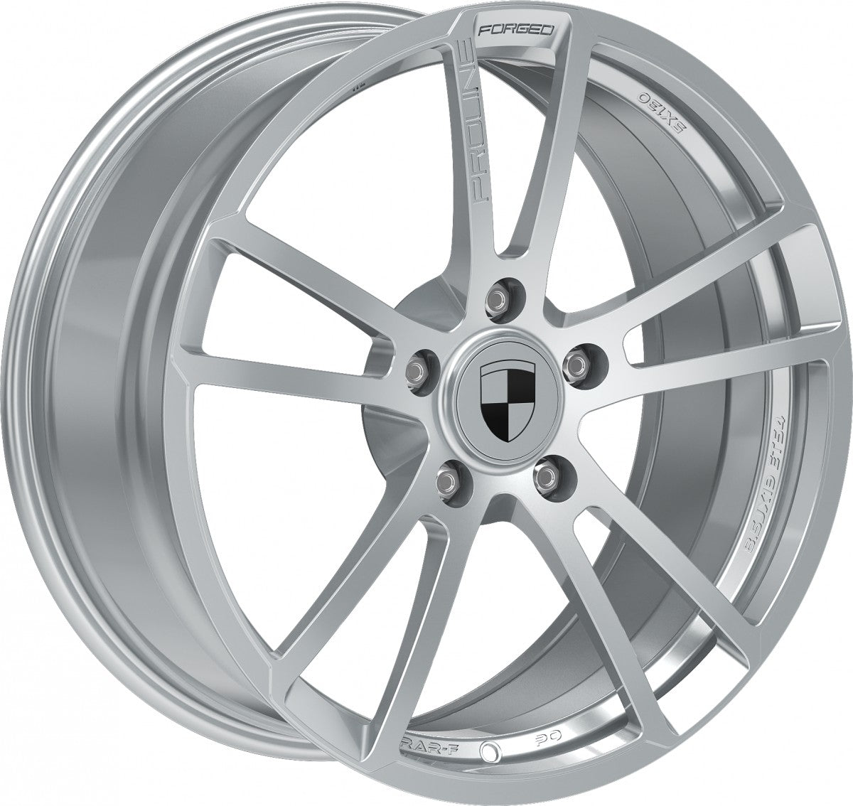 Proline RAR3 forged speed silver Alufelge 11x19 Zoll ET67 LK 5x130 ML71.6 – Bild 3