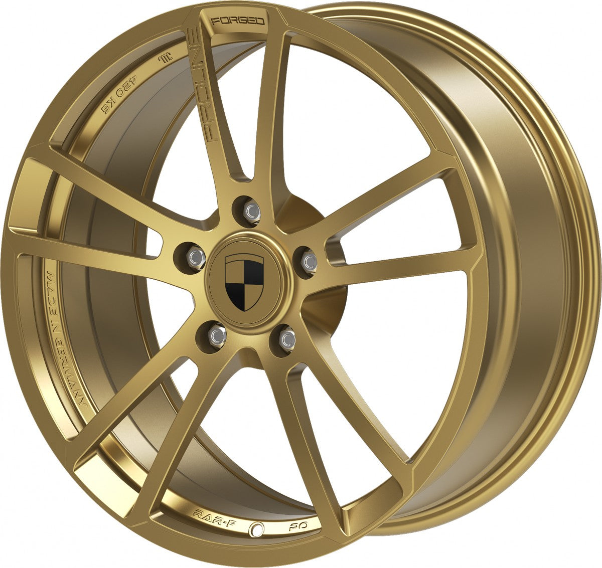 Proline RAR3 forged aurum matt Alufelge 11x19 Zoll ET67 LK 5x130 ML71.6 – Bild 8