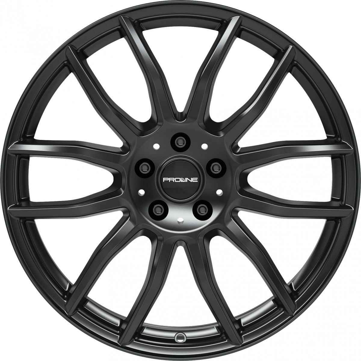 Proline AX100 black matt Alufelge 8x19 Zoll ET48 LK 5x114.3 ML74.1 – Bild 2
