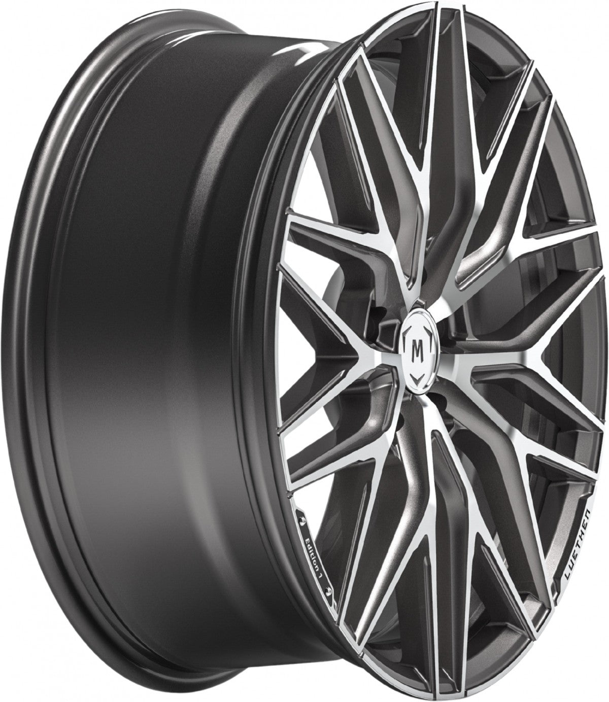 Luethen Edition 1 platinum polished Alufelge 9.5x20 Zoll ET45 LK 5x120 ML82 – Bild 3