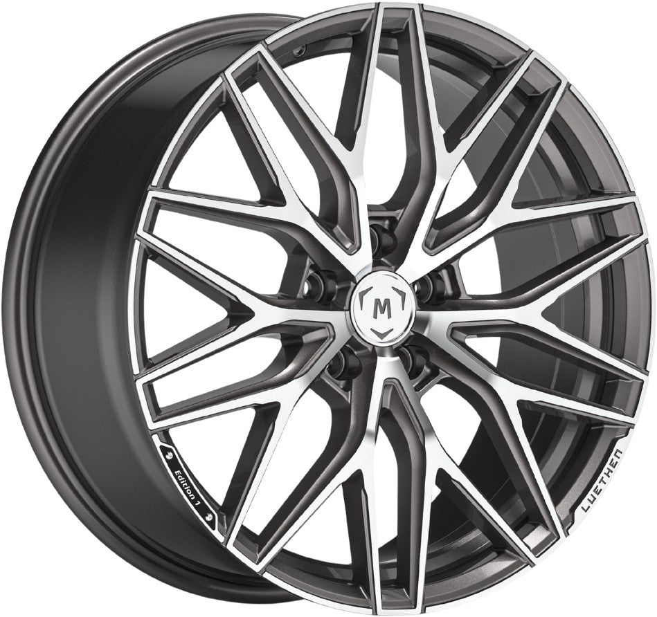 Luethen Edition 1 platinum polished Alufelge 8.5x20 Zoll ET35 LK 5x112 ML57.1