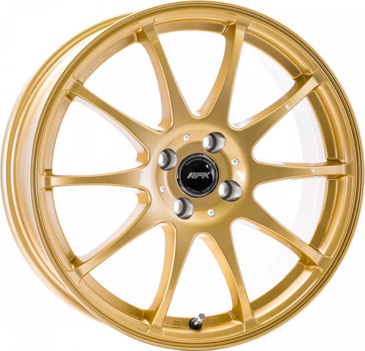 RFK Wheels SLS401 satin gold 7x17 ET18 - LK4/108 ML65.1