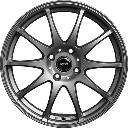 RFK Wheels SLS401 matt graphite 7x17 ET39 - LK4/100 ML63.3