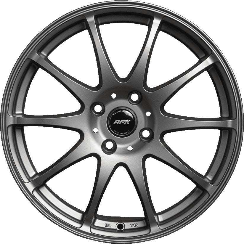 RFK Wheels SLS401 matt graphite Alufelge 7x17 Zoll ET39 LK 4x100 ML63.3 – Bild 2