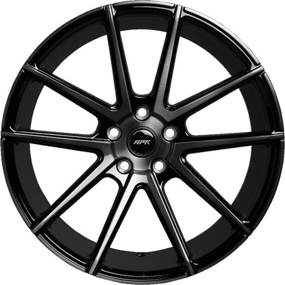 RFK Wheels GLS302 gloss black brushed 8.5x19 ET35 - LK5/108 ML65.1