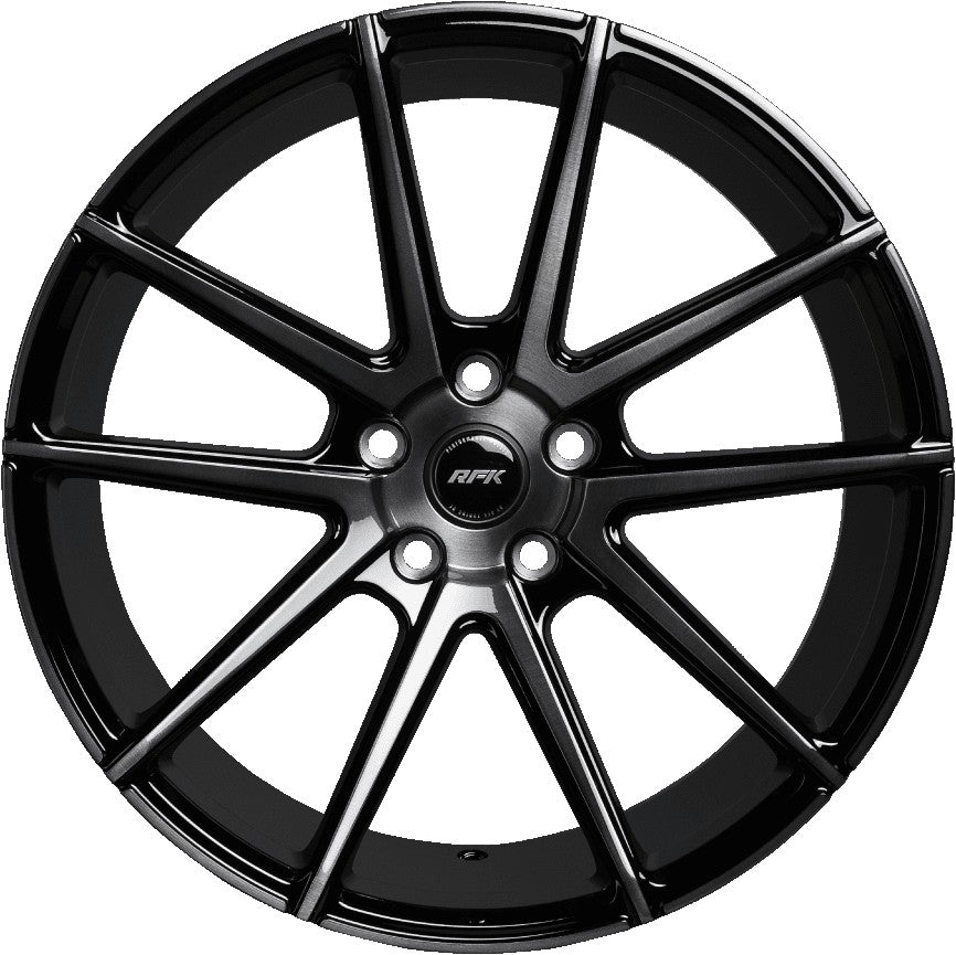 RFK Wheels GLS302 gloss black brushed 8.5x19 ET35 - LK5/112 ML66.5