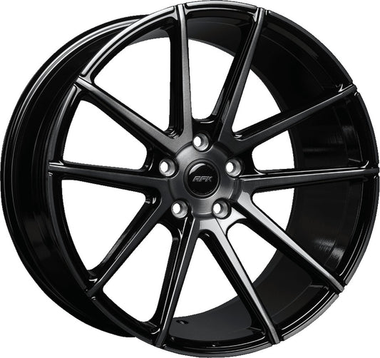 RFK Wheels GLS302 gloss black brushed 9.5x19 ET35 - LK5/120 ML72.6