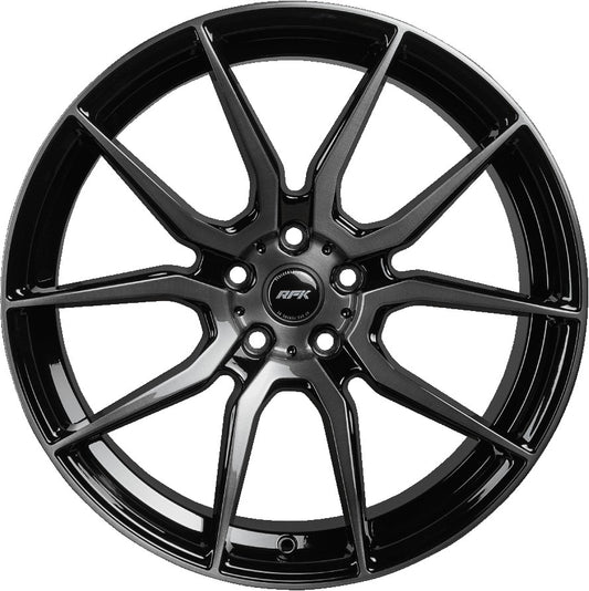 RFK Wheels GLS303 gloss black brushed 9x20 ET35 - LK5/120 ML82