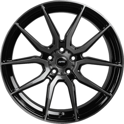 RFK Wheels GLS303 gloss black brushed 9x20 ET42 - LK5/120 ML72.6