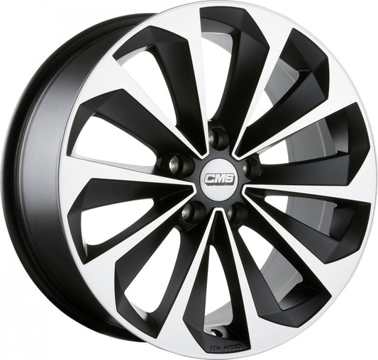 CMS C21 diamant schwarz matt 8x18 ET47 - LK5/114.3 ML67.2