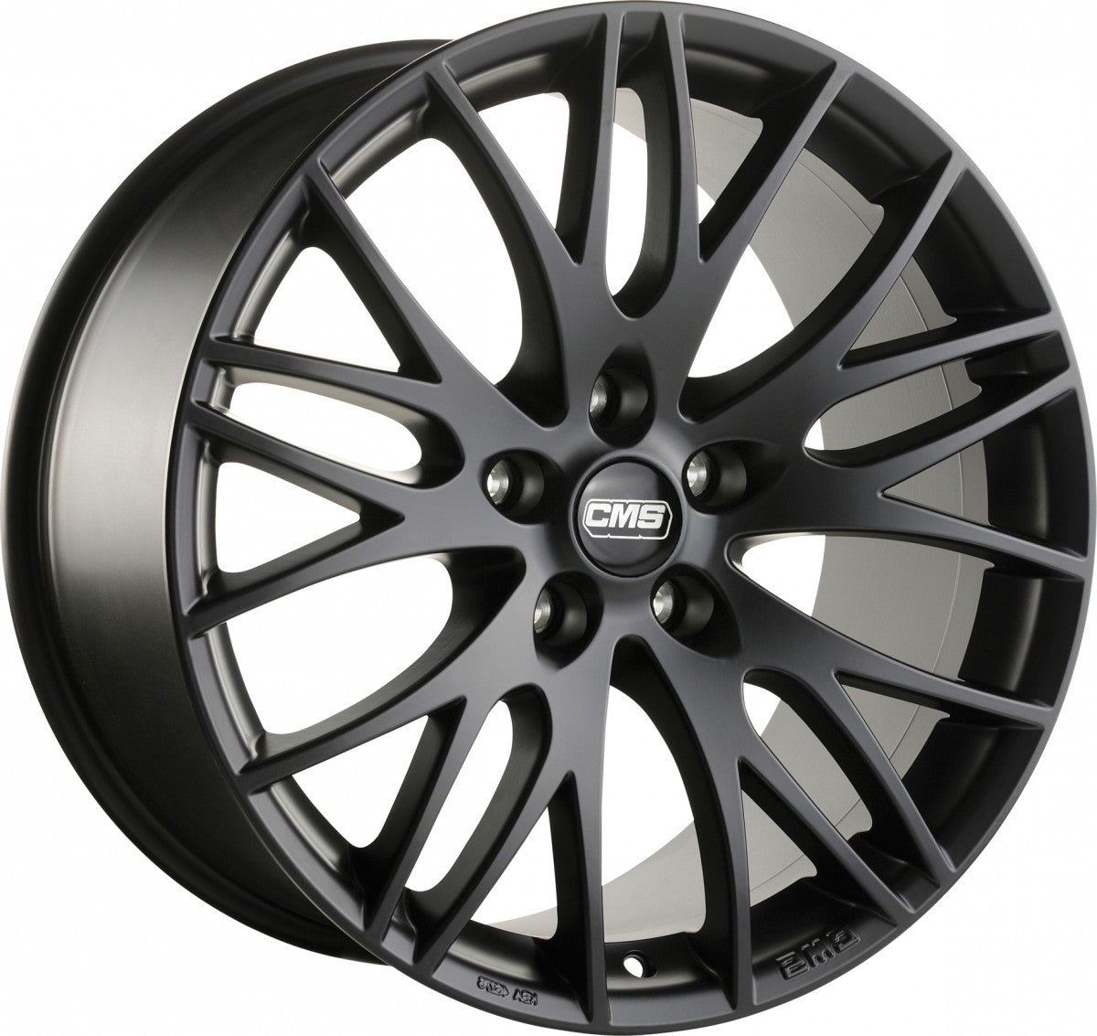 CMS C8 schwarz matt 7.5x17 ET40 - LK5/114.3 ML67.2