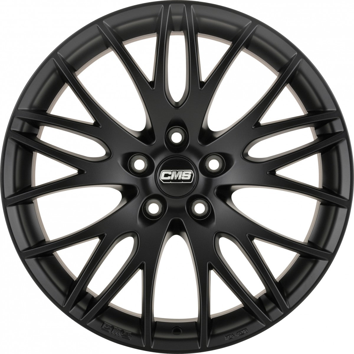 CMS C8 schwarz matt 7.5x17 ET40 - LK5/114.3 ML67.2