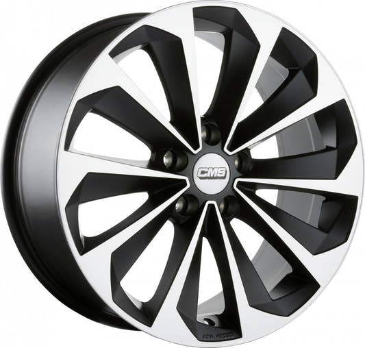 CMS C21 diamant schwarz matt 8x18 ET47 - LK5/112 ML57.1