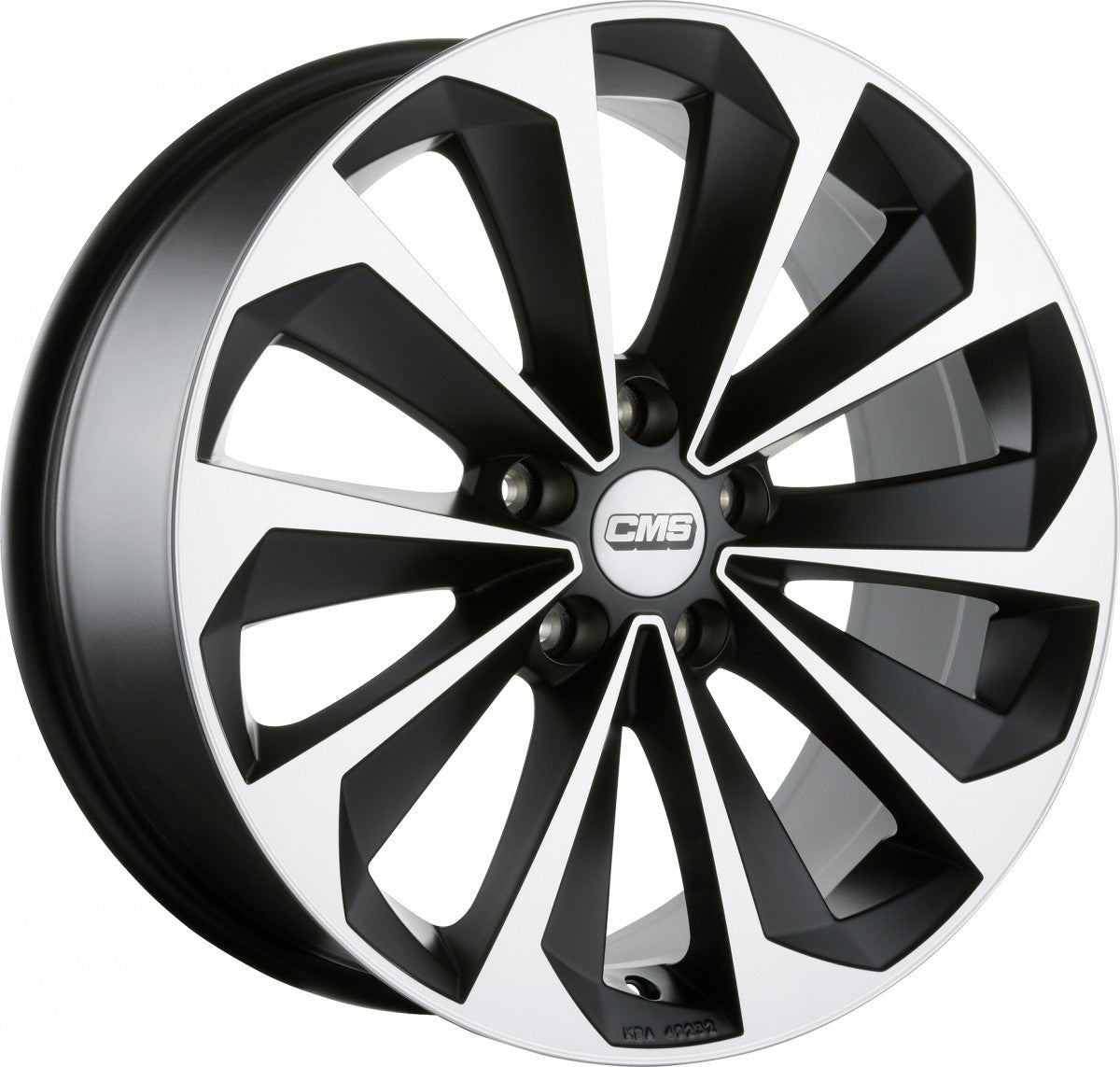 CMS C21 diamant schwarz matt 8x18 ET47 - LK5/112 ML57.1