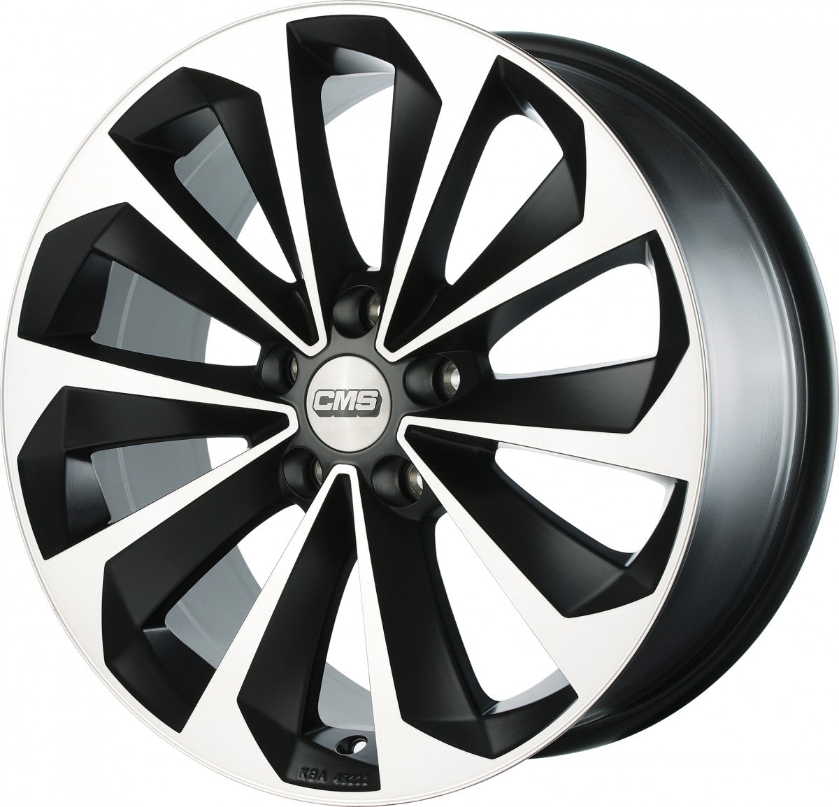 CMS C21 diamant schwarz matt 8x18 ET47 - LK5/112 ML57.1