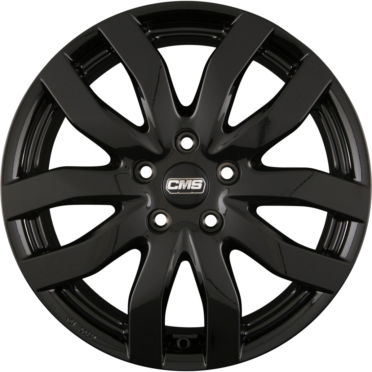 CMS C22 CBG Schwarz Glanz Alufelge 7.5x17 Zoll ET47 LK 5x114.3 ML60.1