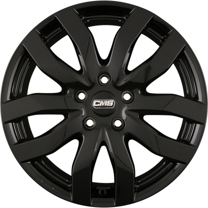 CMS C22 CBG Schwarz Glanz Alufelge 7.5x17 Zoll ET47 LK 5x114.3 ML60.1