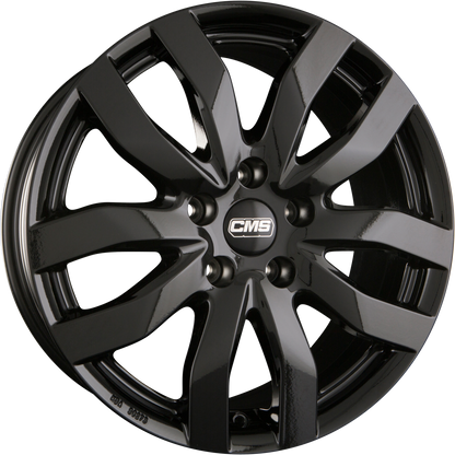 CMS C22 CBG Schwarz Glanz Alufelge 7.5x17 Zoll ET47 LK 5x114.3 ML60.1 – Bild 2