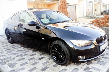 CMS C22 complete black glossy Alufelge 7.5x17 Zoll ET44 LK 5x108 ML65.1 – Bild 3