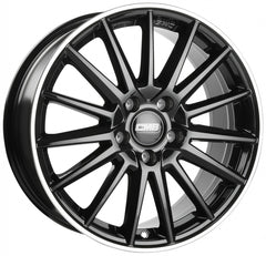 CMS C23 diamond rim black Alufelge 7.5x17 Zoll ET48 LK 5x114.3 ML67.2