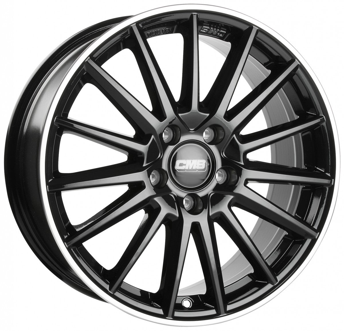 CMS C23 diamond rim black 8x18 ET48.1 - LK5/112 ML66.5