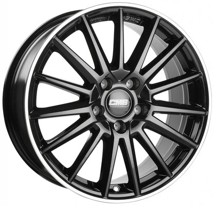 CMS C23 diamond rim black 8x18 ET48.1 - LK5/112 ML66.5
