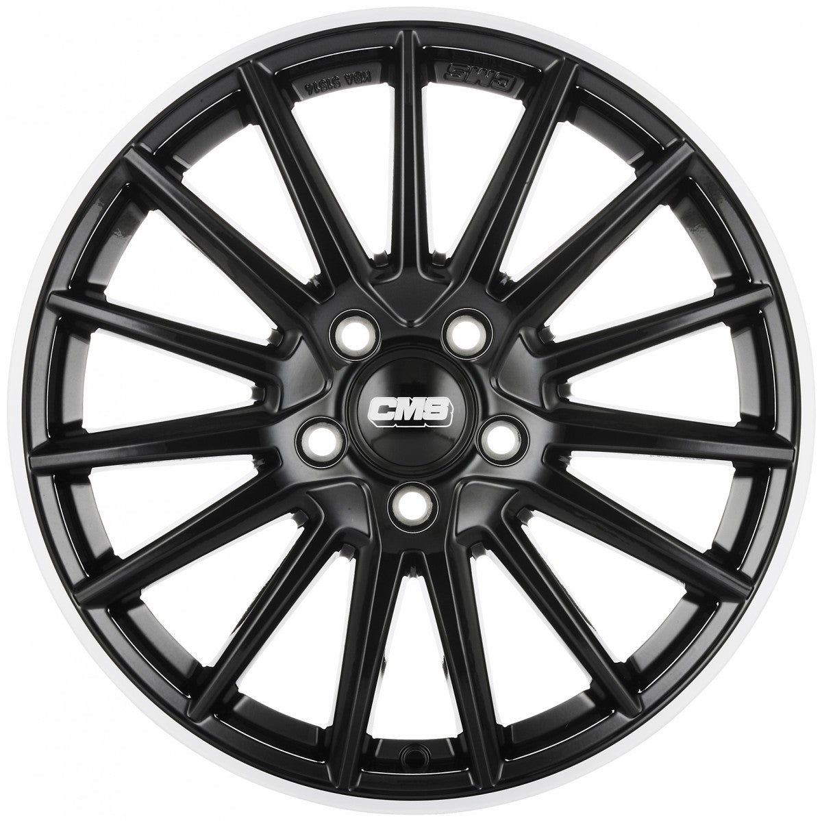 CMS C23 diamond rim black 8x18 ET48.1 - LK5/112 ML66.5
