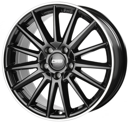 CMS C23 diamond rim black 8x18 ET48.1 - LK5/112 ML66.5