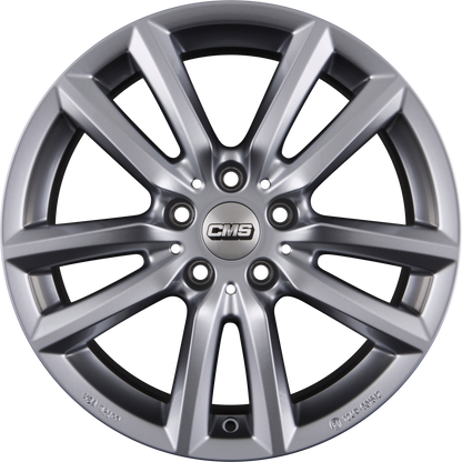 CMS C27 racing silver Alufelge 7.5x17 Zoll ET27 LK 5x112 ML66.5 – Bild 6