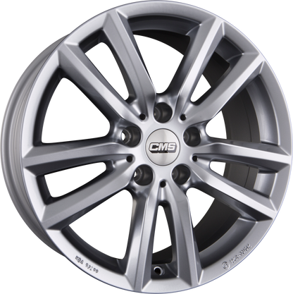 CMS C27 racing silver Alufelge 7.5x17 Zoll ET27 LK 5x112 ML66.5 – Bild 7