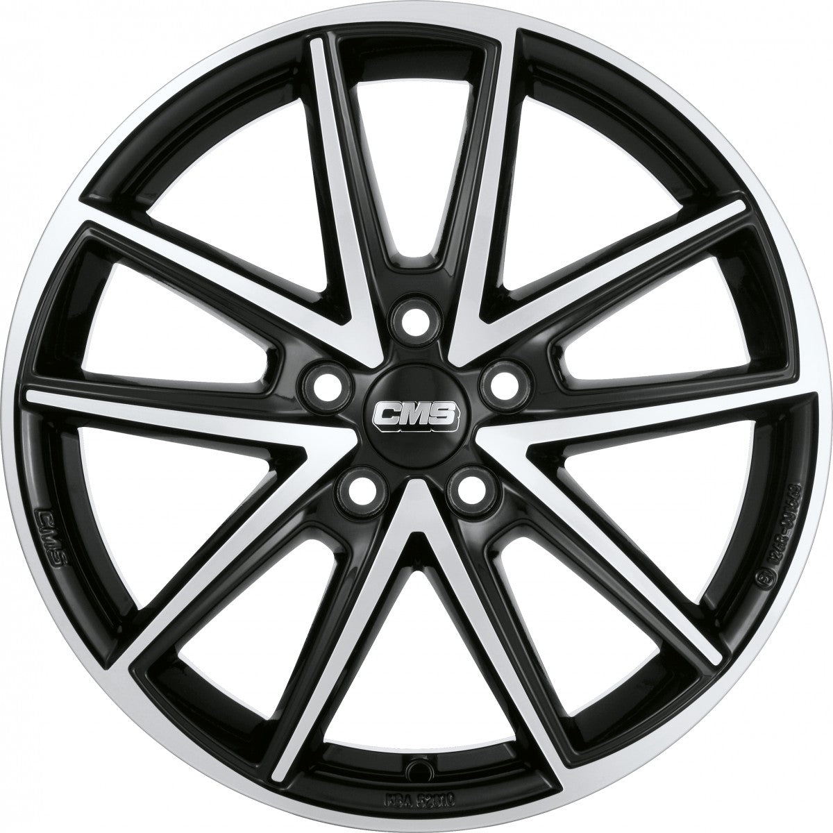 CMS C30 diamond black Alufelge 7x17 Zoll ET51 LK 5x100 ML57.1 – Bild 2