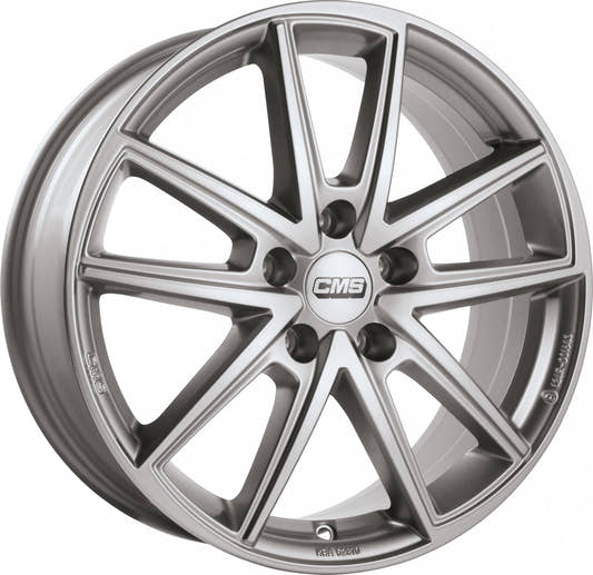 CMS C30 racing silver 7x17 ET40 - LK5/110 ML65.1