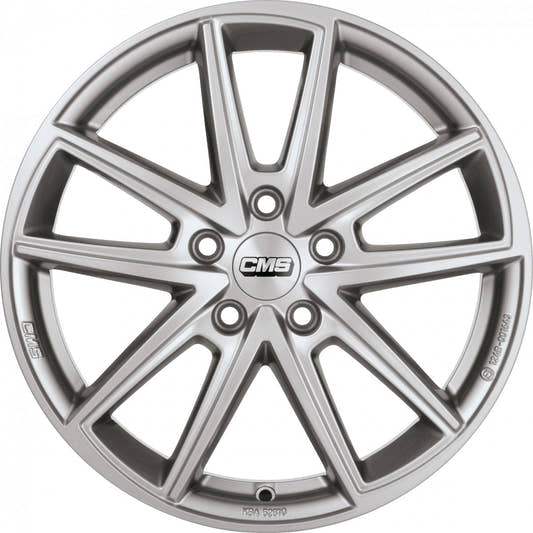 CMS C30 racing silver 7x17 ET40 - LK5/110 ML65.1