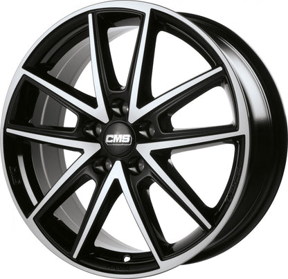 CMS C30 diamond black Alufelge 7x17 Zoll ET40 LK 5x114.3 ML66.1 – Bild 3