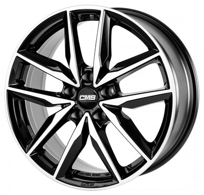 CMS C28 diamond black 7x17 ET48 - LK5/108 ML65.1