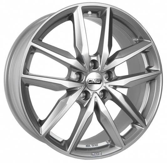 CMS C28 racing silver Alufelge 7.5x19 Zoll ET40 LK 5x100 ML57.1