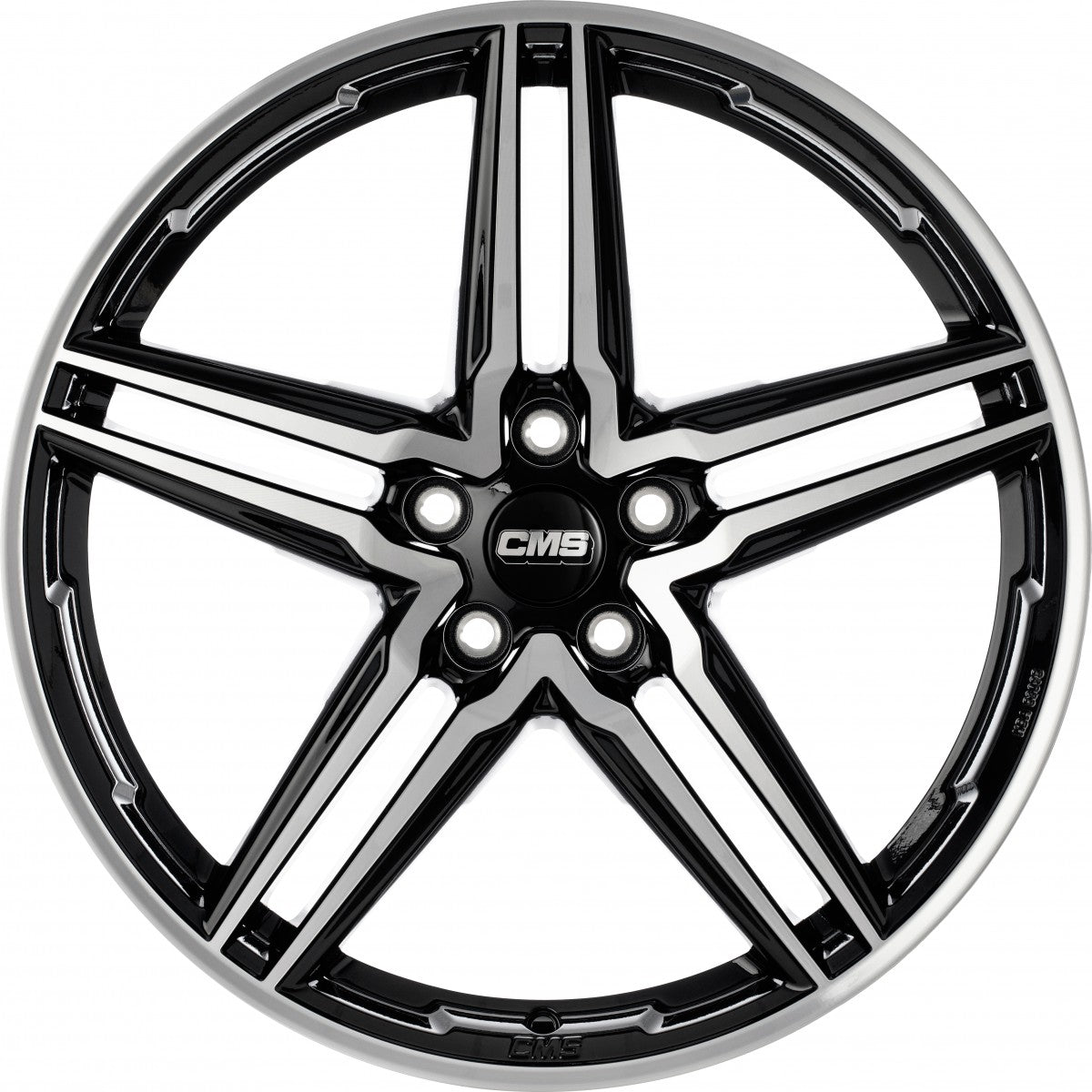CMS C29 diamond black gloss 8x18 ET48 - LK5/112 ML66.5